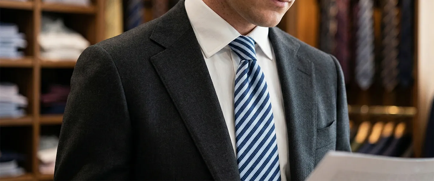 Welche Krawatte zu welchem Hemd?