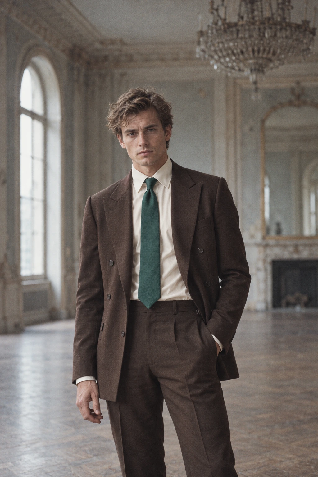 Zeek & Fletcher – Noble Lines – Dunkelgrün – Lookbook Ballsaal Editorial Collection – Noble Lines Dunkelgrün
