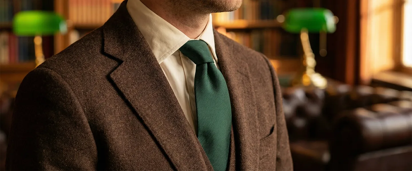 Welche Krawatte zum braunen Anzug?