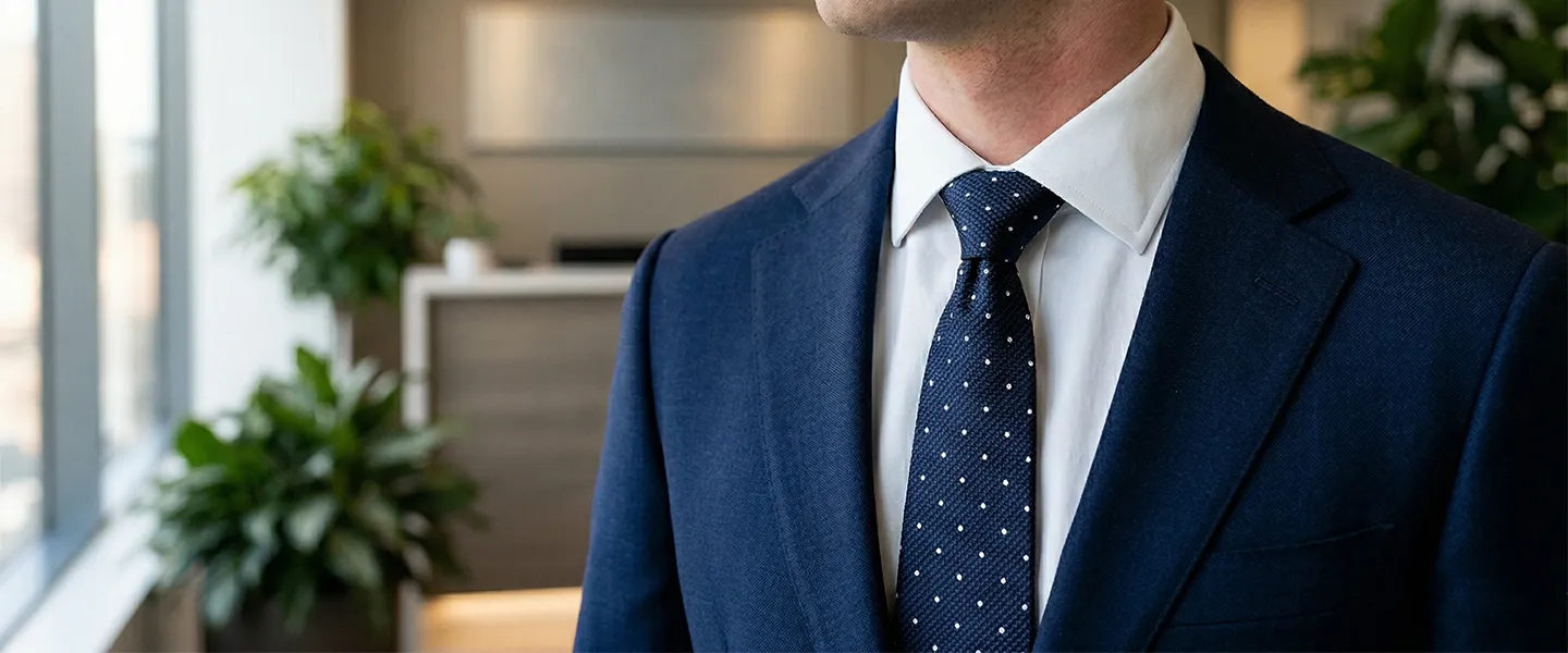 Welche Krawatte zum Vorstellungsgespräch? Zeitlose Orientierung von Zeek & Fletcher