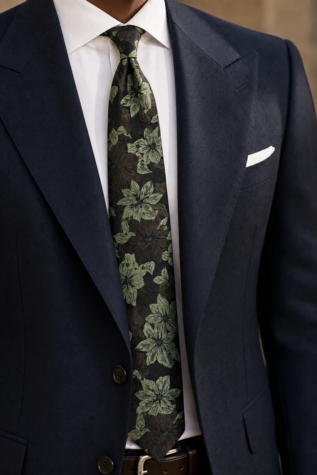 Wedding Collection – Ornamental Weave Schwarz-Grün