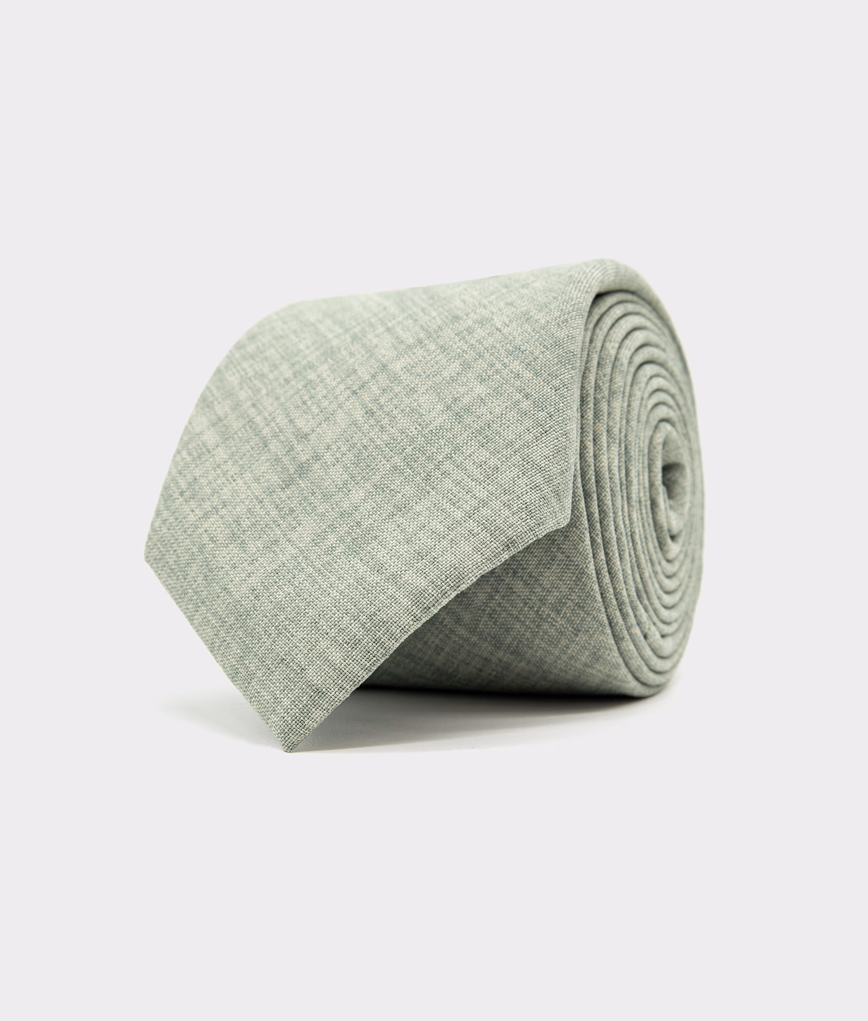 Zeek & Fletcher – Sunlit Cotton – Mintgrün Leichte Baumwollkrawatte in Mintgrün – Sunlit Cotton Sommer-Edition, ideal für Gartenhochzeiten
