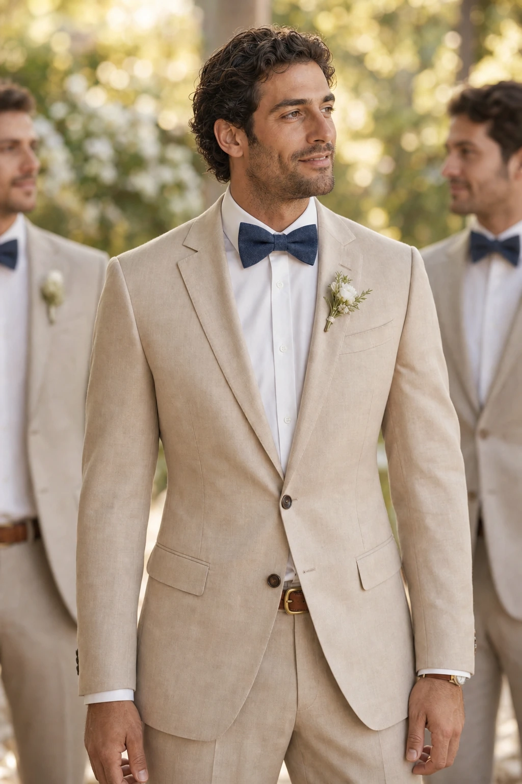 Wedding Collection – Sunlit Cotton Marineblau
