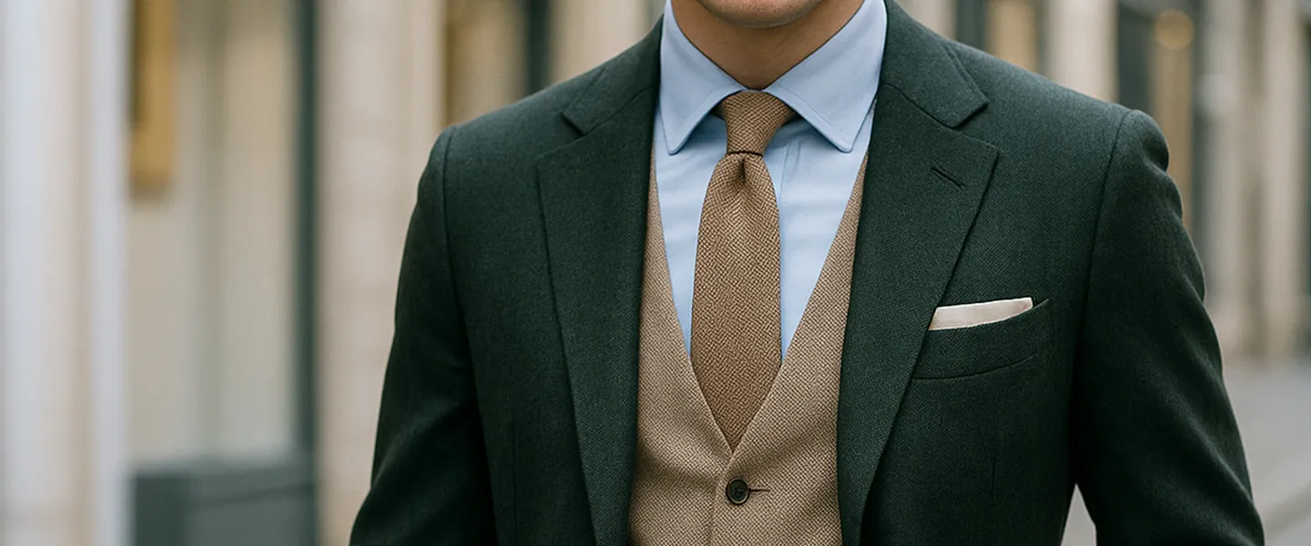 Grüner Anzug, welche Krawatte?