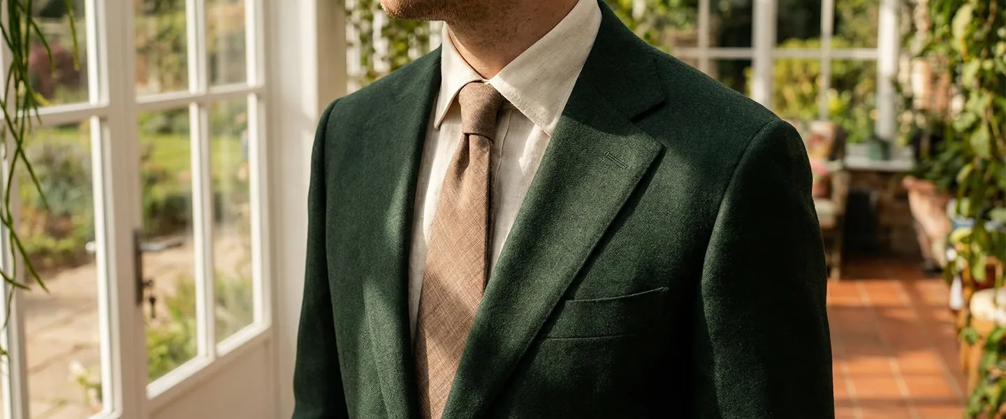 Grüner Anzug, welche Krawatte?