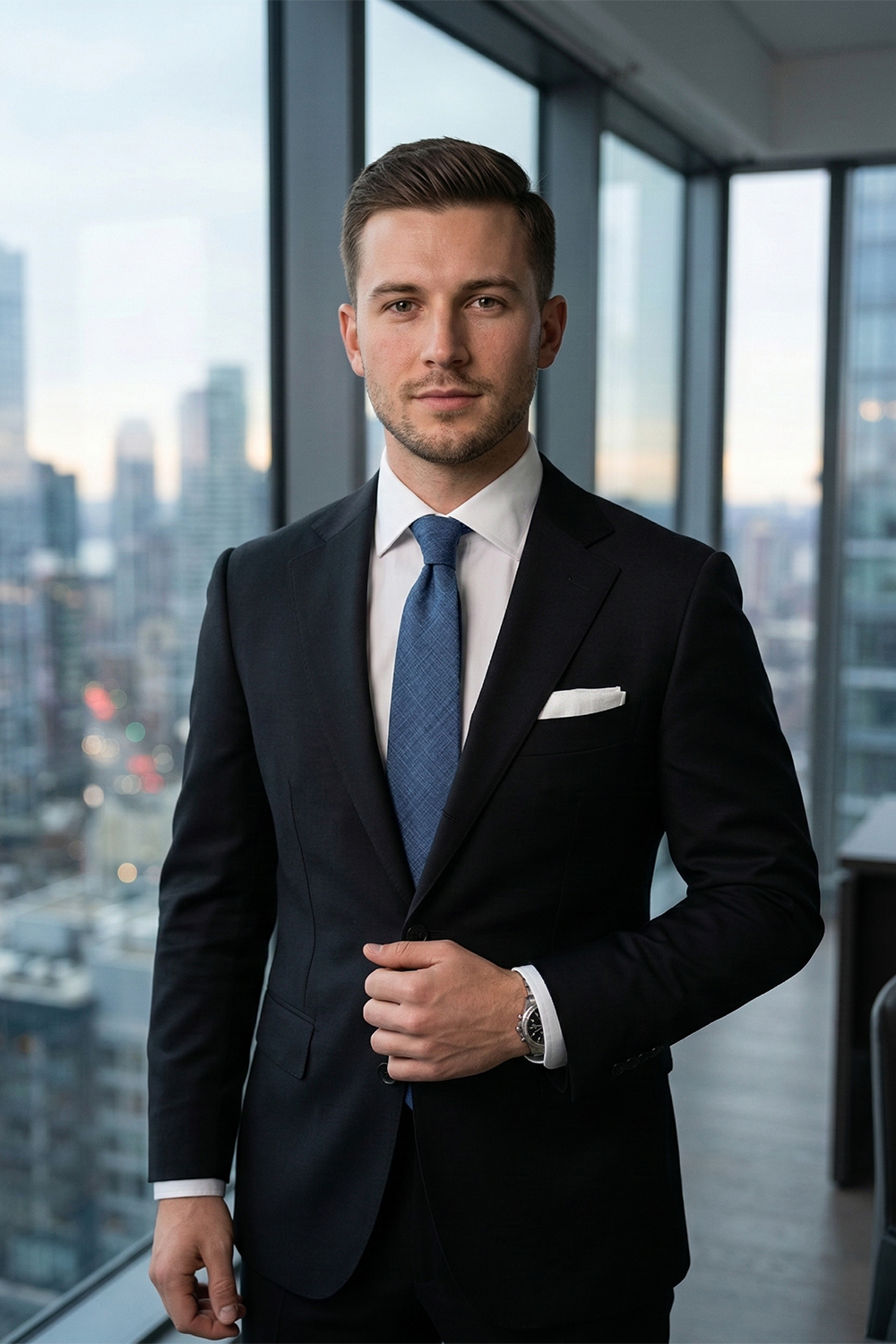 Welche Krawatte zum schwarzen Anzug?