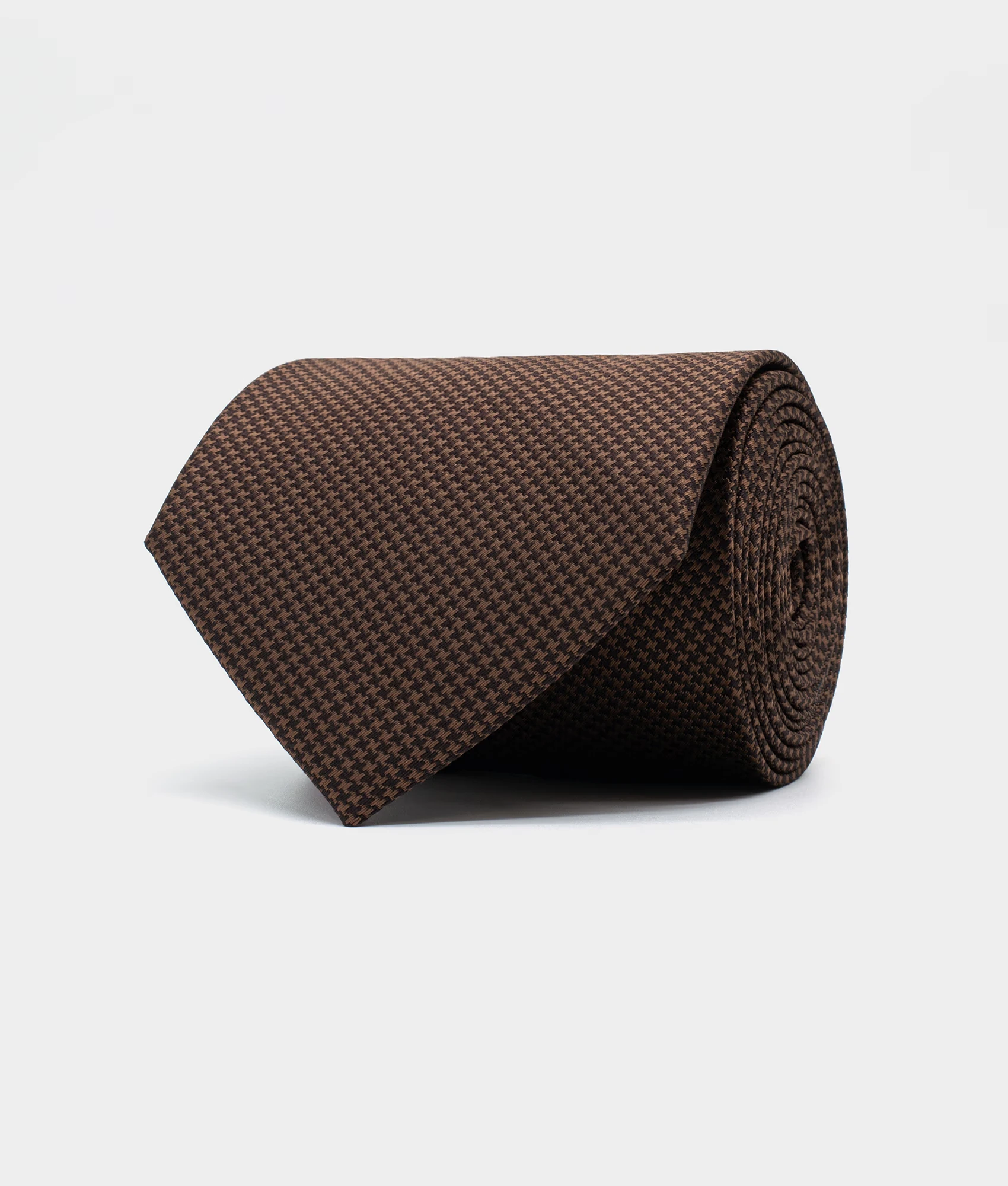 Krawatte braun aus 100 % Seide – Heritage Silk Premium-Krawatte für Business und festliche Anlässe